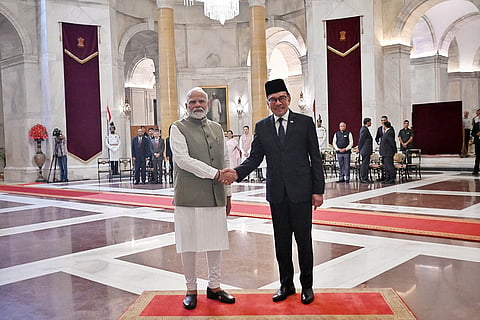 Malaysian PM Anwar Ibrahim's ceremonial reception